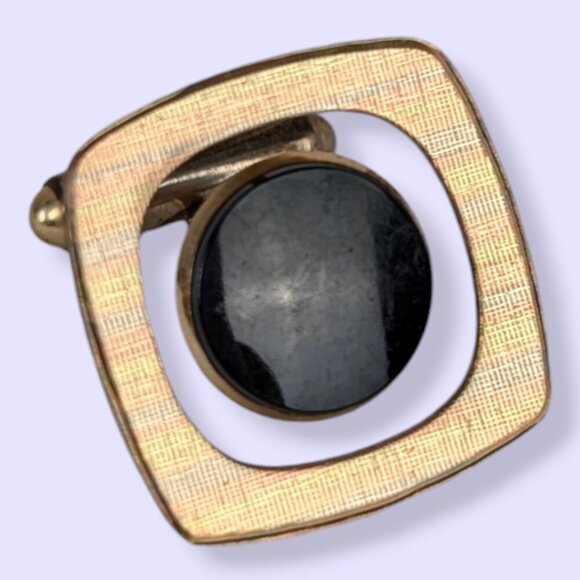 Vintage Destino Single 12K GF Cufflink - Picture 1 of 5